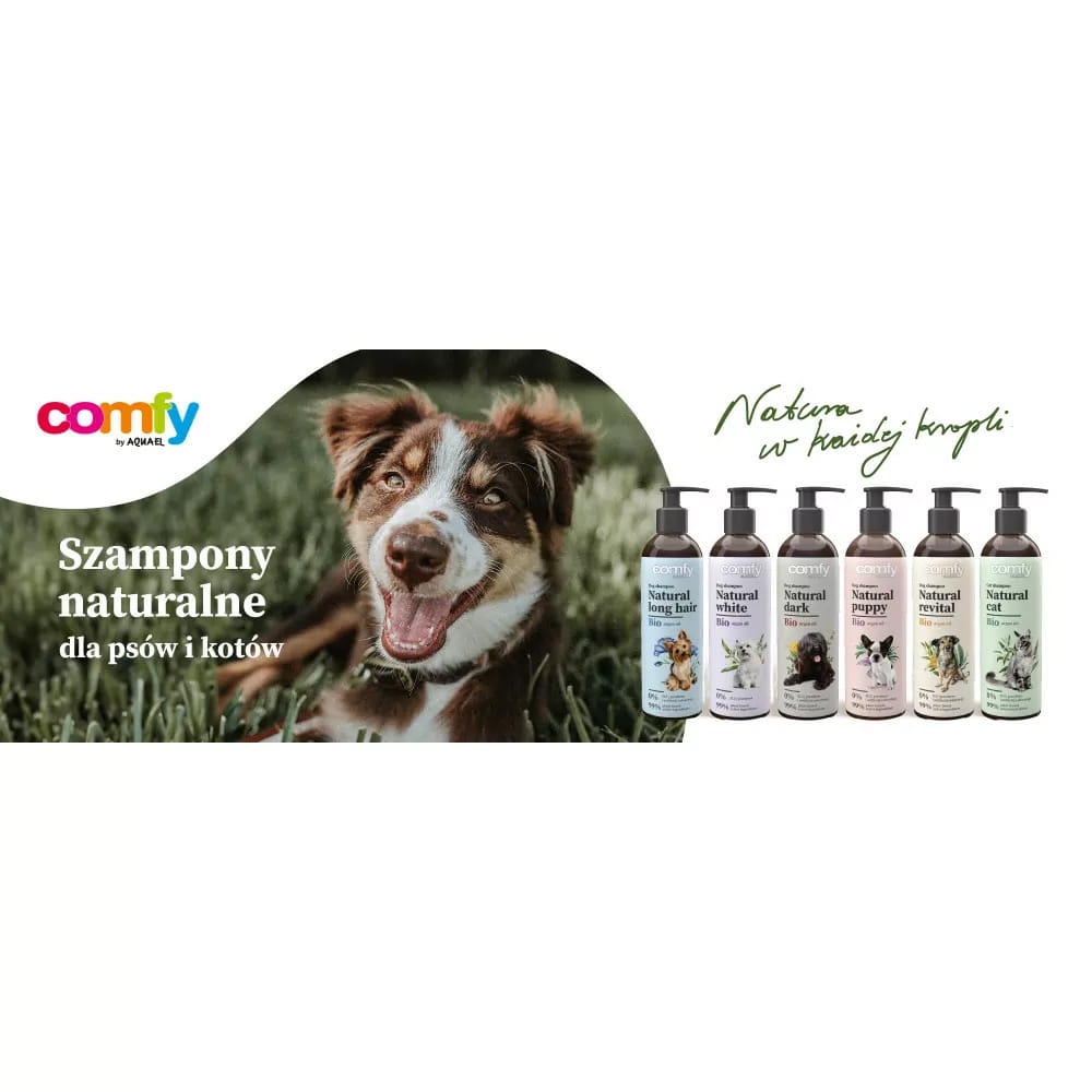 Comfy Natural Revital Szampon Dla Psa Wzmacniający Dla Zdrowej Sierści I Skóry 250ml